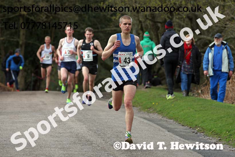 Senior mens English National 12 Stage Road Relay, 2016 English National 12 and 6 Stage Road Relays, Sutton Coldfield, Birmingham. Photo: David T. Hewitson/Sports for All Pics